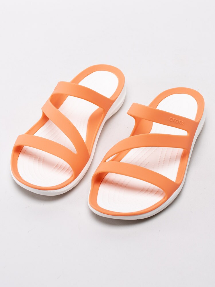 65201019 Crocs Swiftwater Sandal Women's 203998-82Q Orange slip in sandaler-6