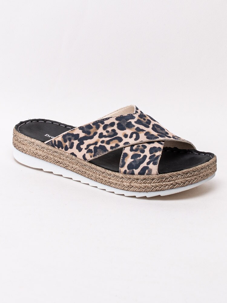 65201027 Copenhagen Shoes Adelyn DC5078-219 Leopardmönstrade slip in sandaler-1