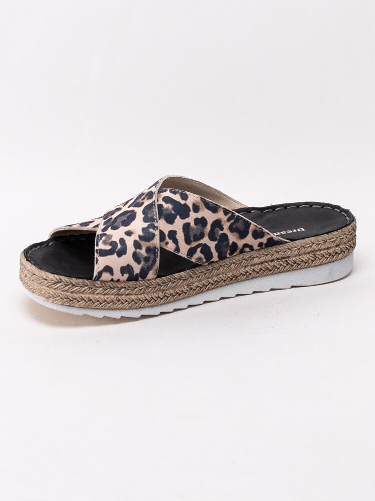 65201027 Copenhagen Shoes Adelyn DC5078-219 Leopardmönstrade slip in sandaler-2