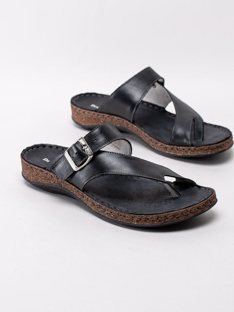 65201028 Copenhagen Shoes Filippa DC5065-001 Svarta sandaler med spänne-6