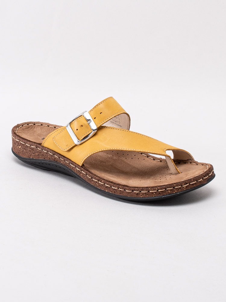 65201030 Dream Comfort Filippa DC5065-191 Gula slip in sandaler med spänne-1