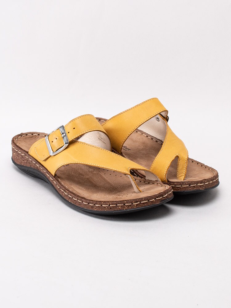 65201030 Dream Comfort Filippa DC5065-191 Gula slip in sandaler med spänne-3