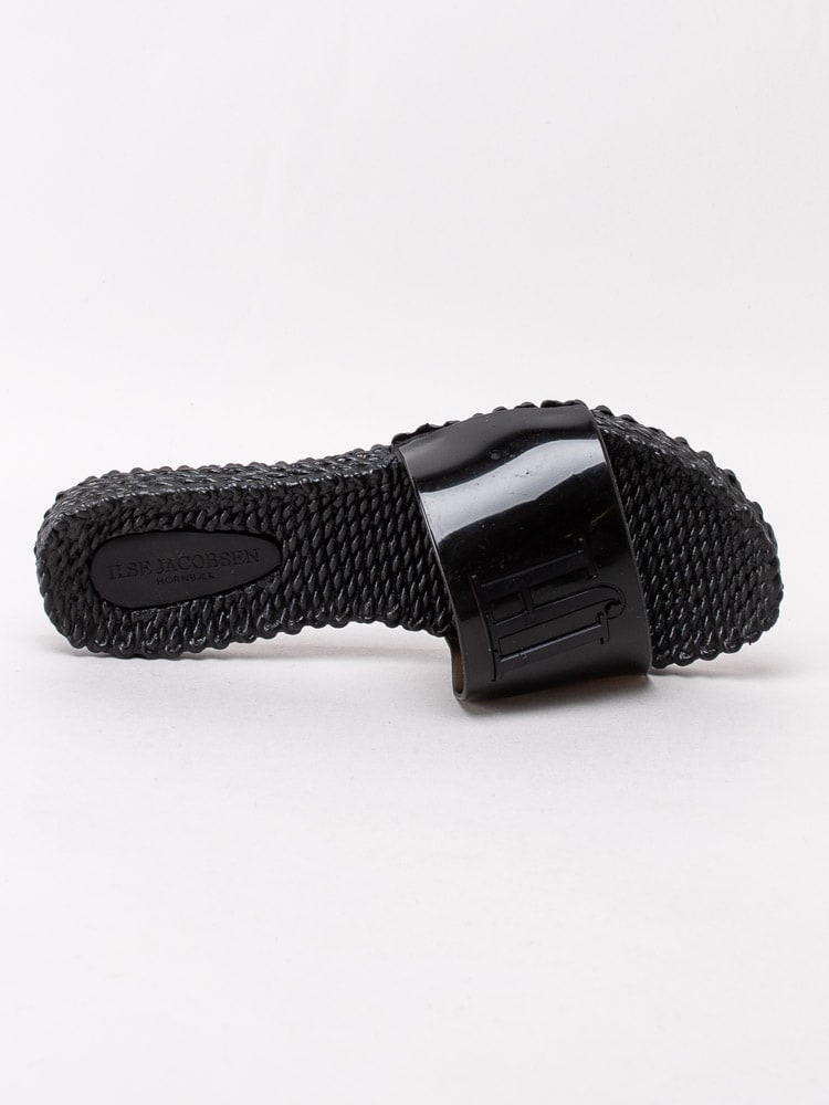 65201041 Ilse Jacobsen Ceri CHERI0190-001 Svarta slip in tofflor med logo-4