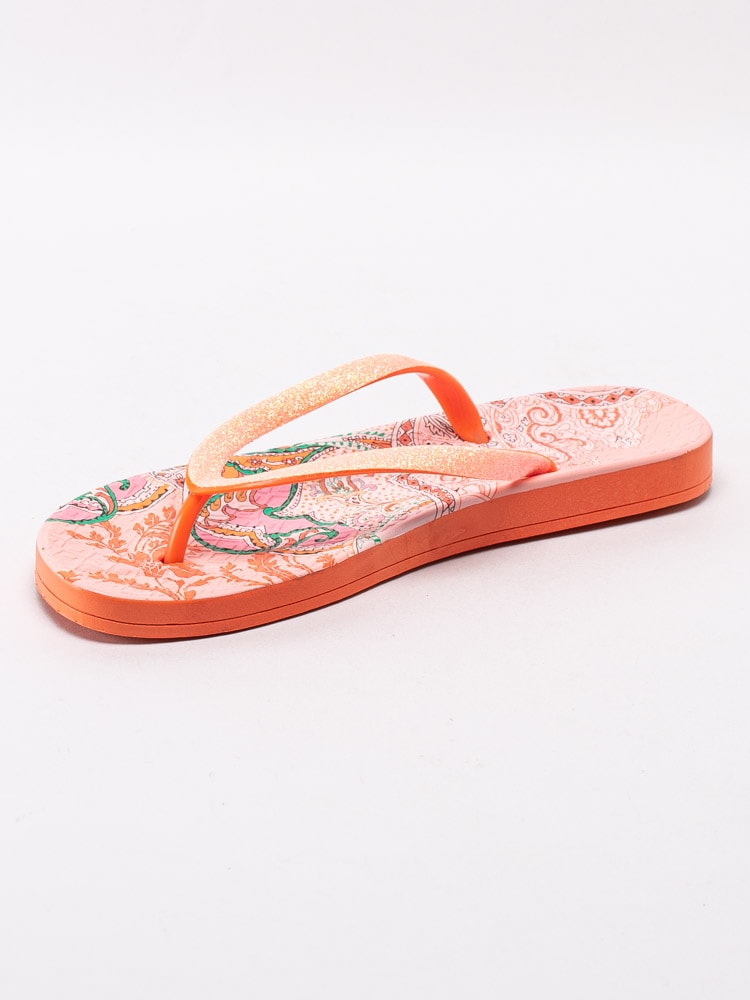 65201044 Ilse Jacobsen Cheerful Paisley Coral Blush Korallfärgade flip-flops med paisley motiv-2