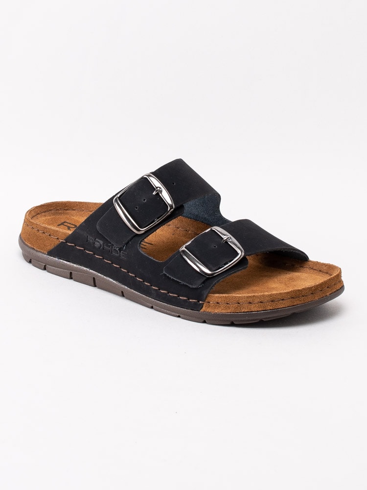 65201066 Rohde 5866-90 Svarta klassiska sandaler för dam-1