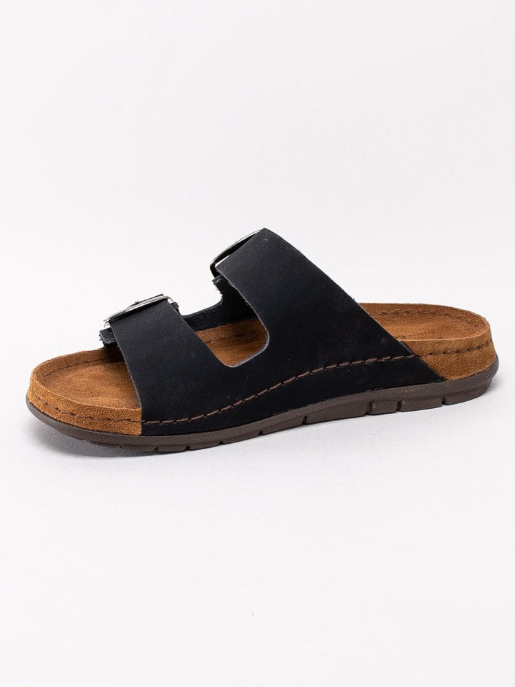 65201066 Rohde 5866-90 Svarta klassiska sandaler för dam-2