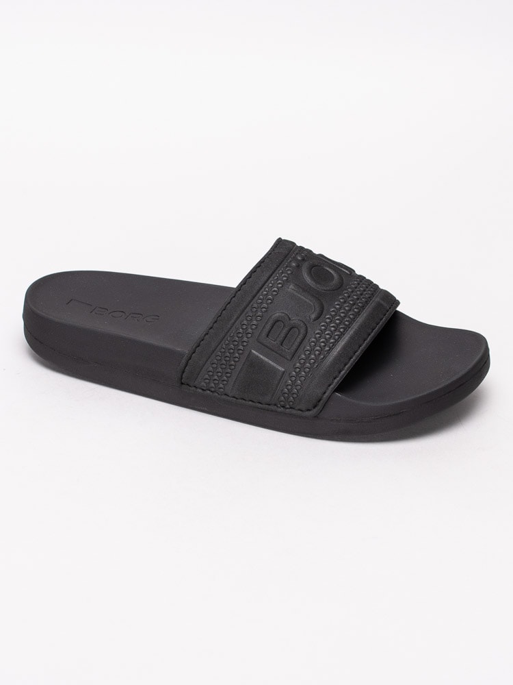65201068 Björn Borg Romeo Womens 1811434204-0999 Svarta slip in sandaler med logotyp-1