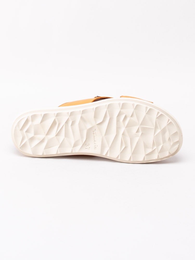 65201080 Tamaris 1-27220-24-606 Orange slip in sandaler med leopard-detalj-5