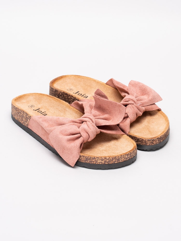 65201099 Joia LS-51-PINK Rosa slip in sandaler med rosett-3