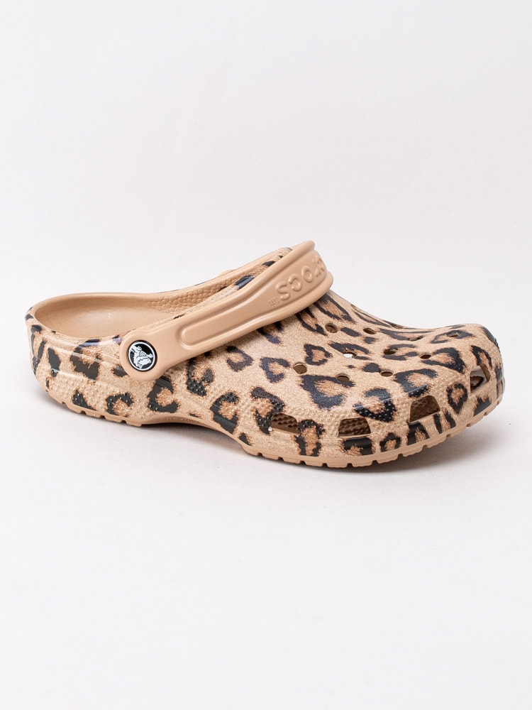 65201114 Crocs Classic Printed Clog 205838-98R Crocs i leopardmönster-1