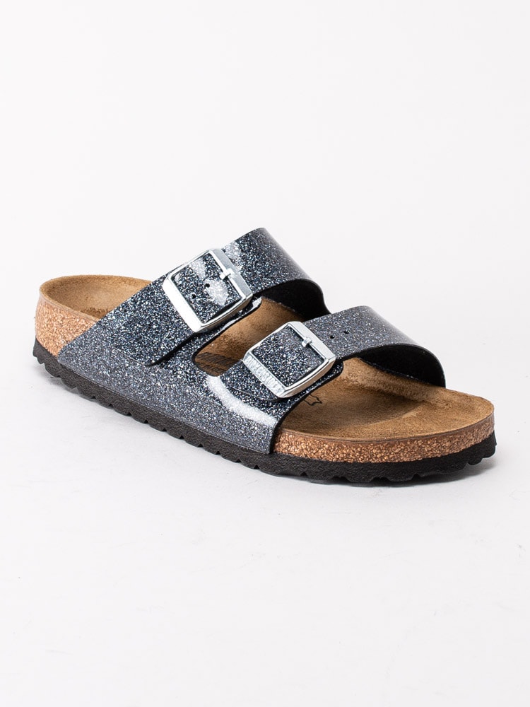 65203004 Birkenstock Arizona Cosmic Sparkle Anthracite Mörkgrå glittriga tvåremssandaler-1