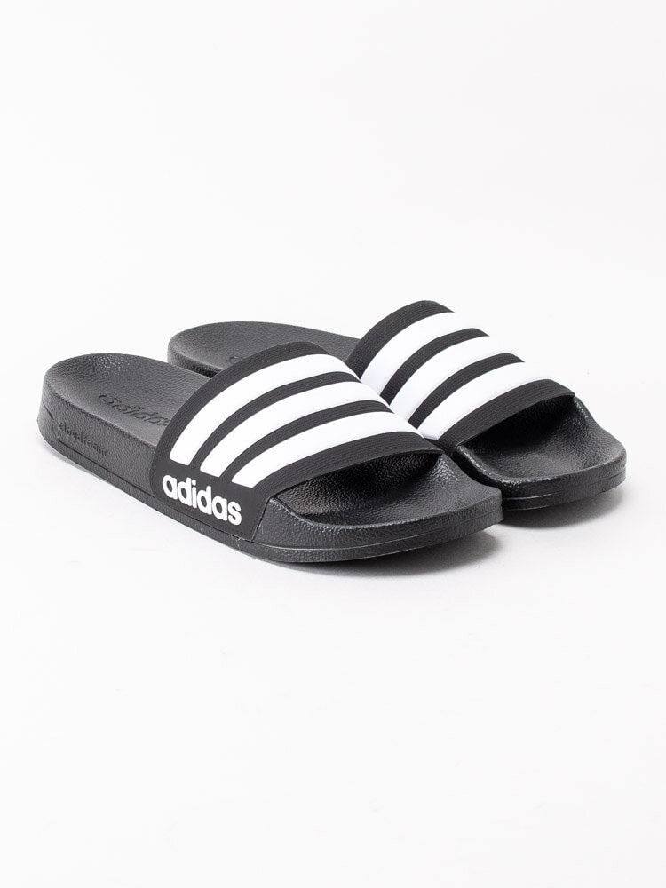 Adidas - Adilette Shower - Svarta badsandaler