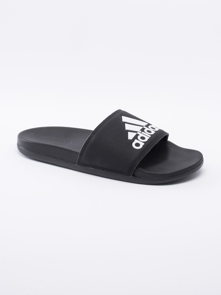 65211006 Adidas Adilette Comfort CG3425 CBLACK Svarta badsandaler med logga-1