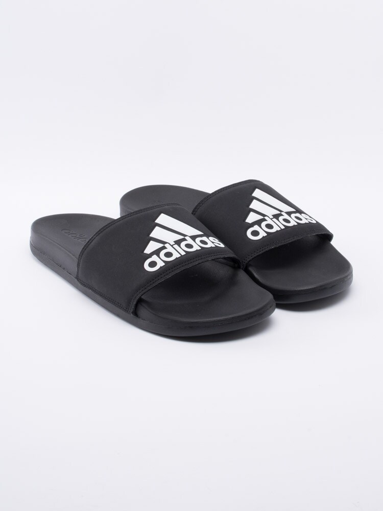 65211006 Adidas Adilette Comfort CG3425 CBLACK Svarta badsandaler med logga-3