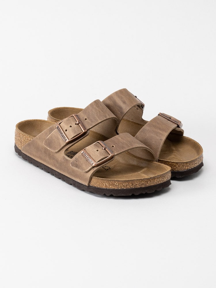 Birkenstock - Arizona Regular - Ljusbruna slip in sandaler