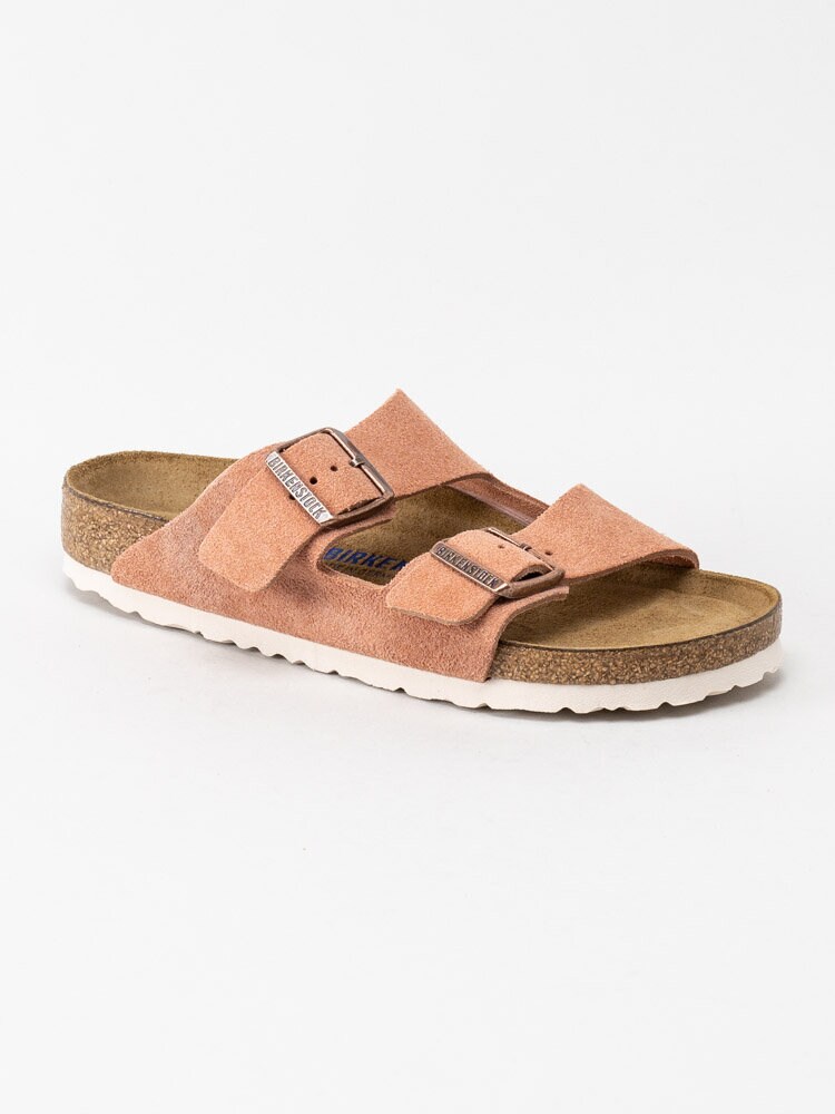 Birkenstock - Arizona SFB - Rostfärgade sandaler i mocka