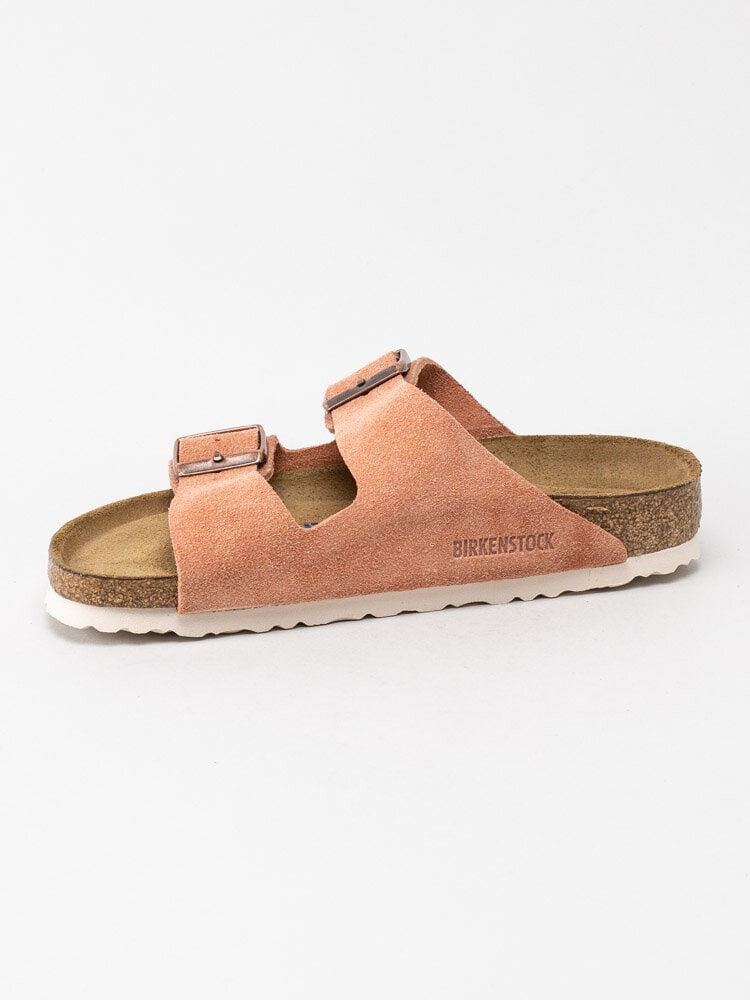 Birkenstock - Arizona SFB - Rostfärgade sandaler i mocka