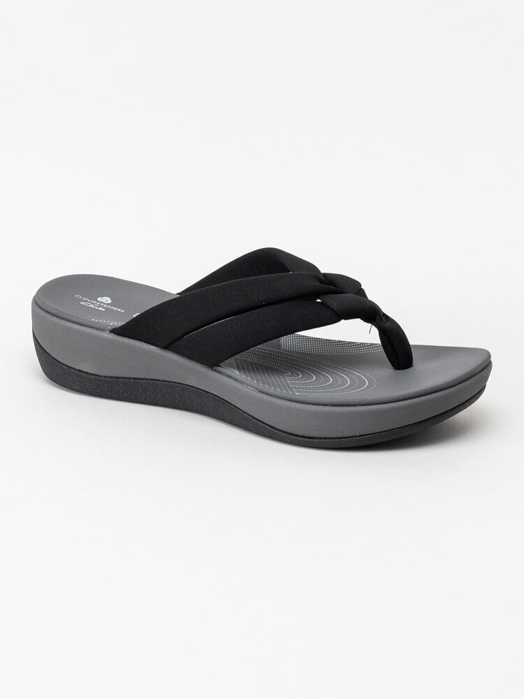 Clarks - Arla Kaylie - Svarta flip flop i textil