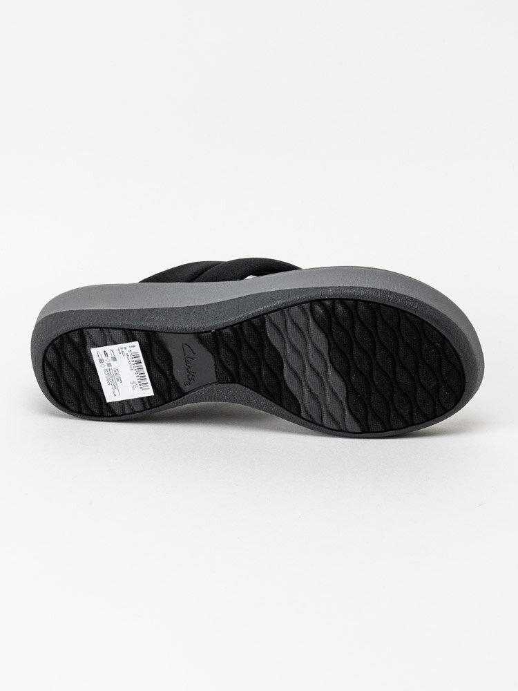 Clarks - Arla Kaylie - Svarta flip flop i textil