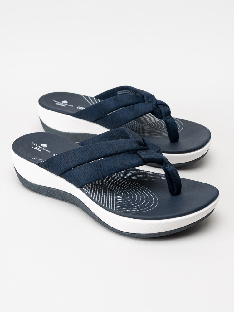 Clarks - Arla Kaylie - Blå flip flop i textil