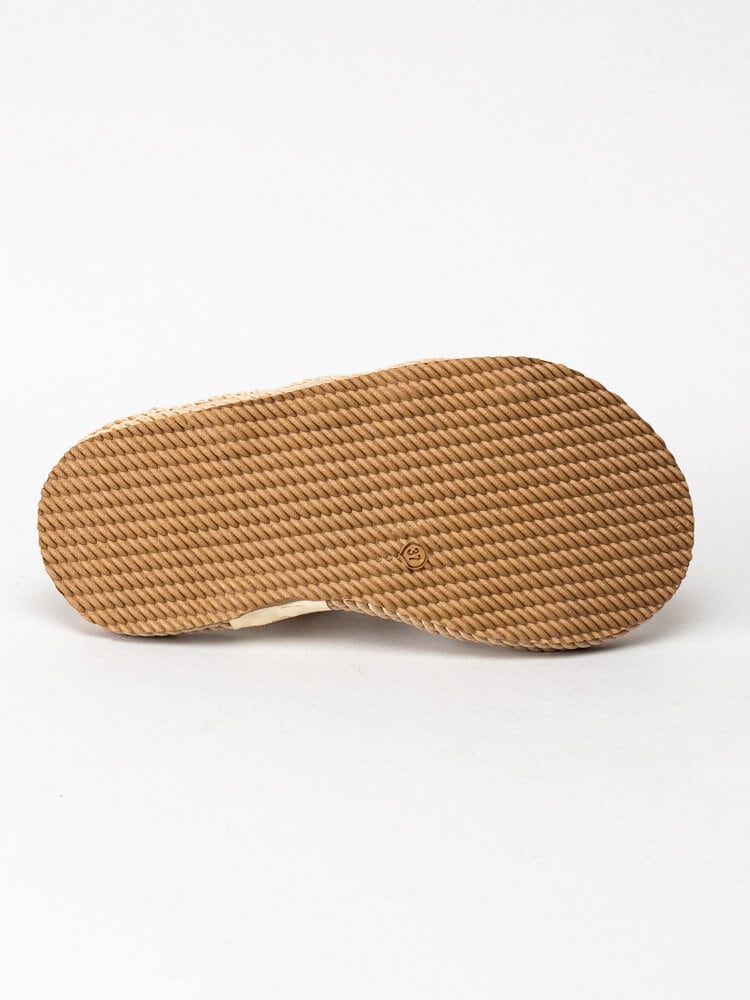 Copenhagen Shoes - Safari - Beige remsandaler i rep material