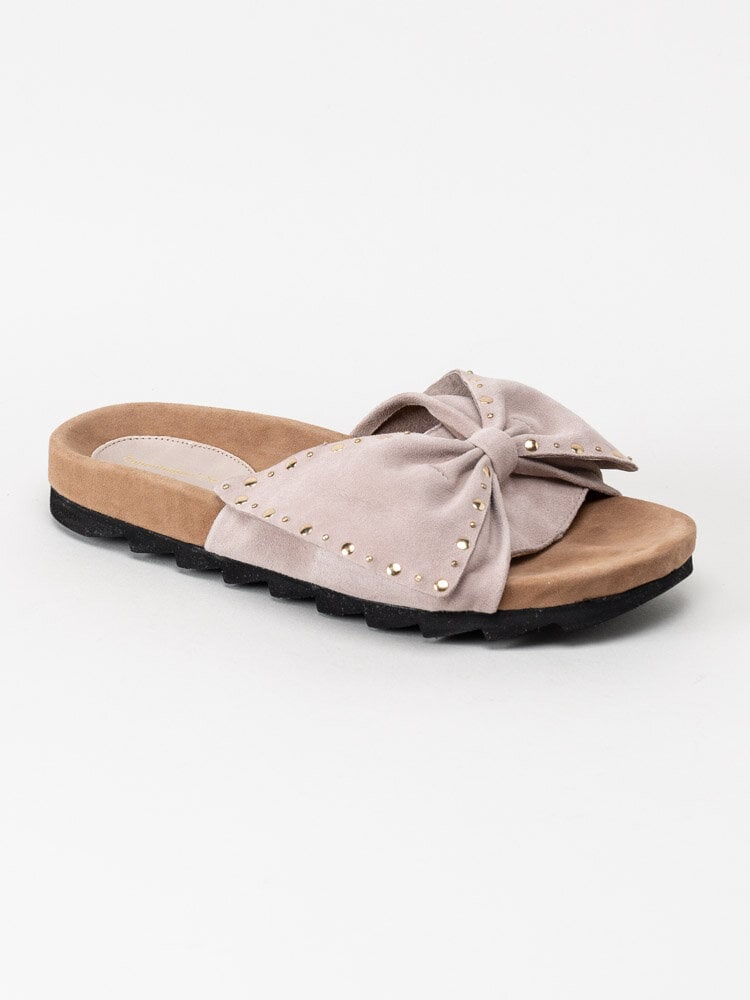 Copenhagen Shoes - Nova - Ljusrosa slip in sandaler med nitar