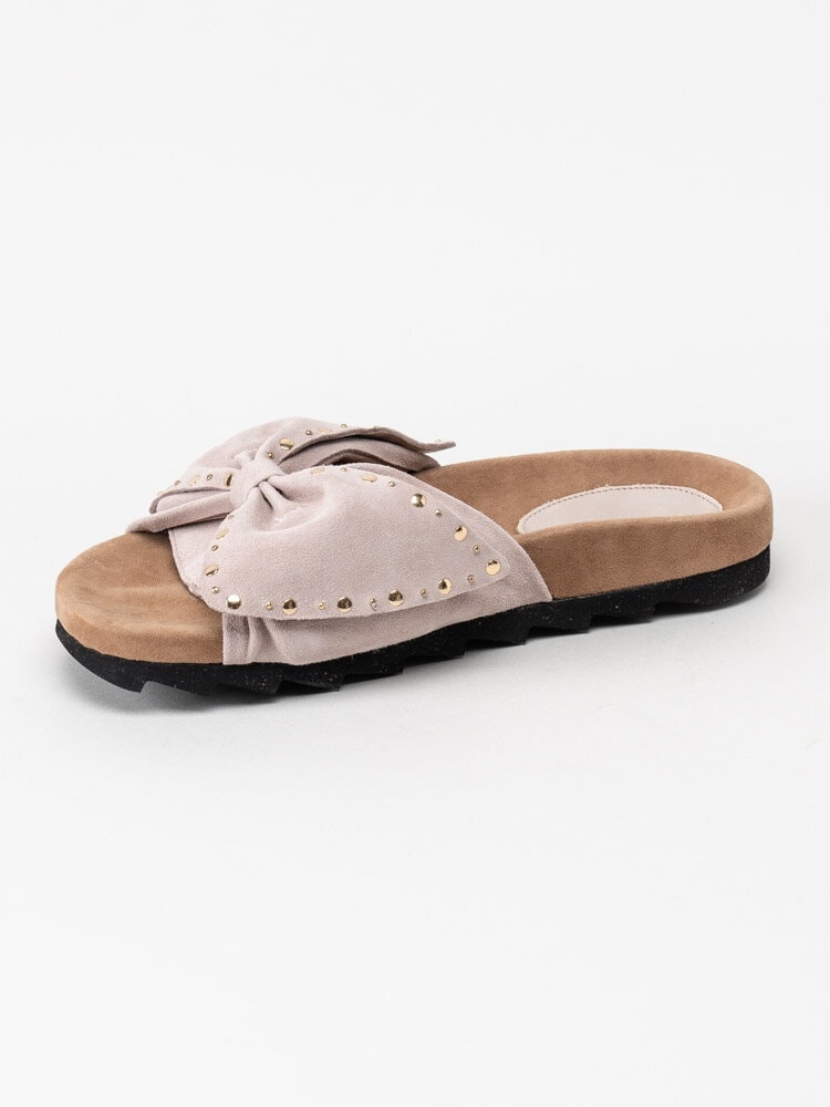 Copenhagen Shoes - Nova - Ljusrosa slip in sandaler med nitar