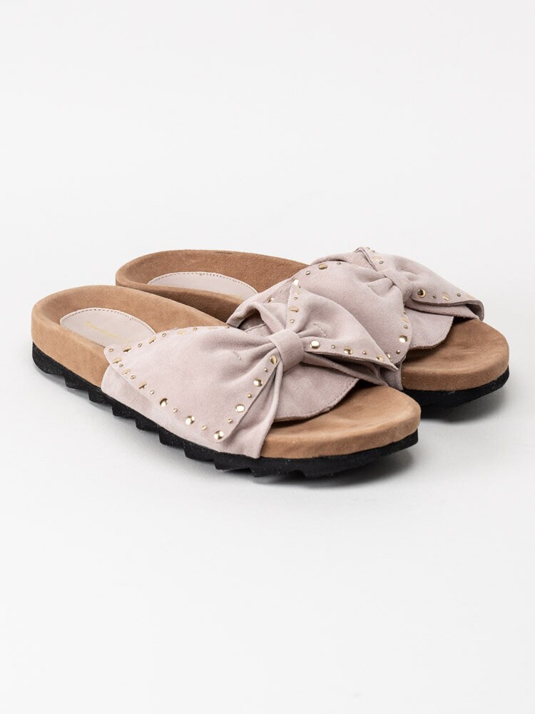 Copenhagen Shoes - Nova - Ljusrosa slip in sandaler med nitar