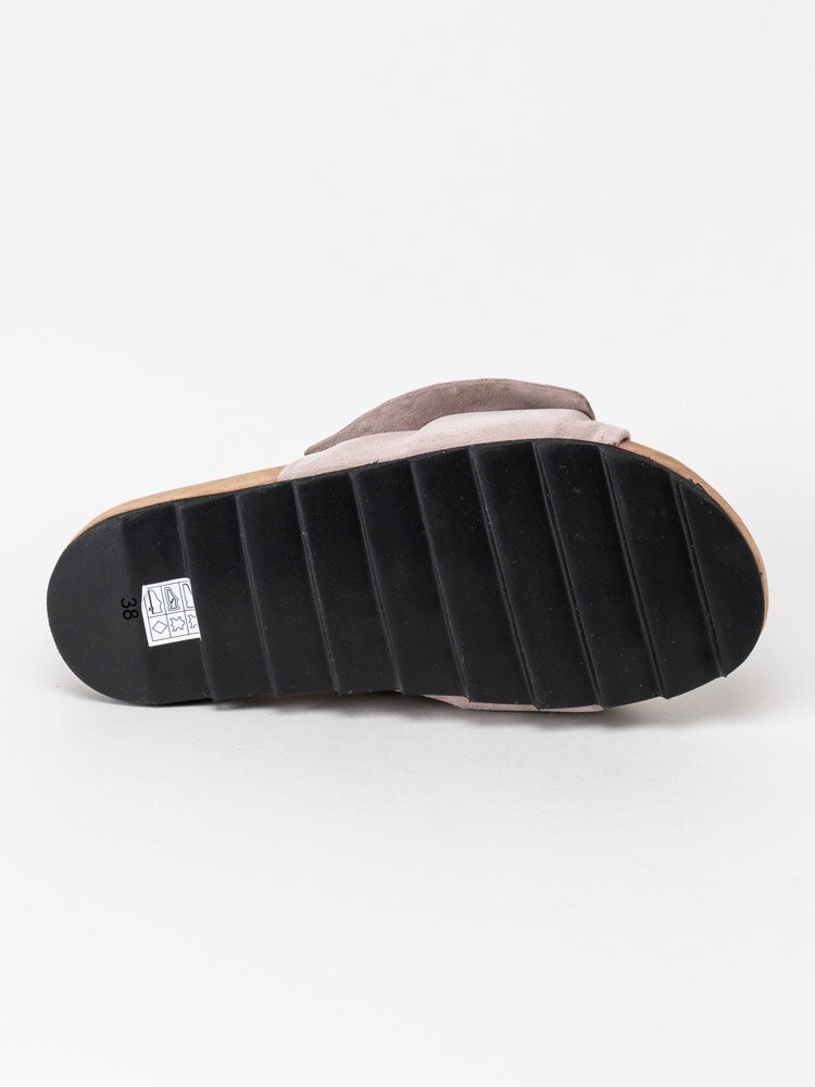 Copenhagen Shoes - Nova - Ljusrosa slip in sandaler med nitar