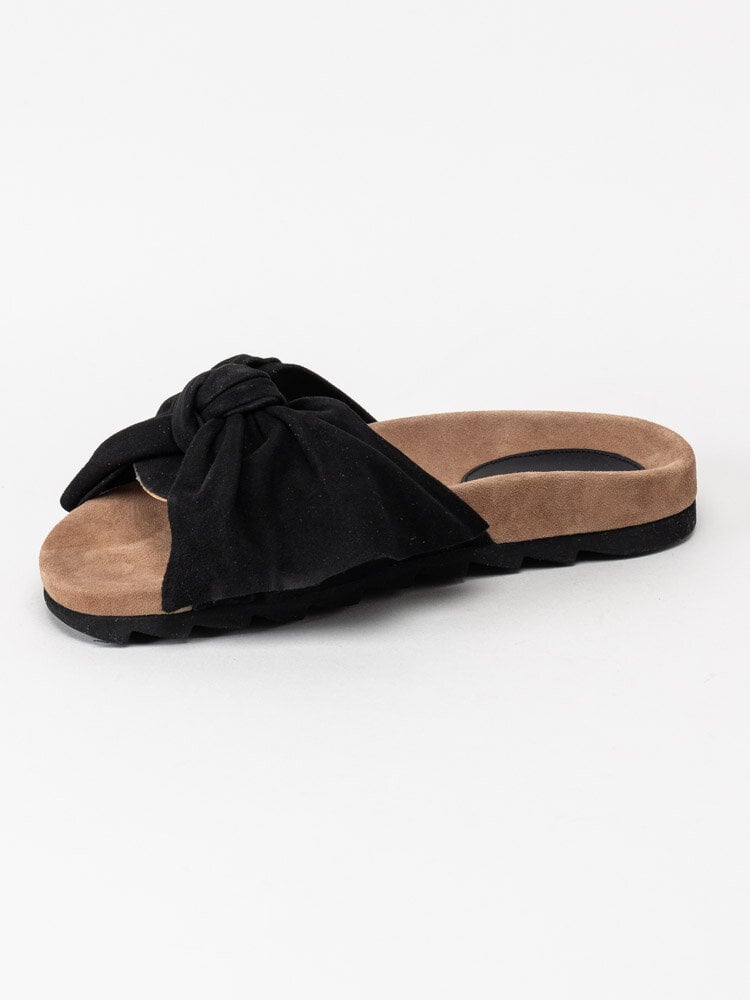 Copenhagen Shoes - Nova 21 - Svarta slip in sandaler med rosett