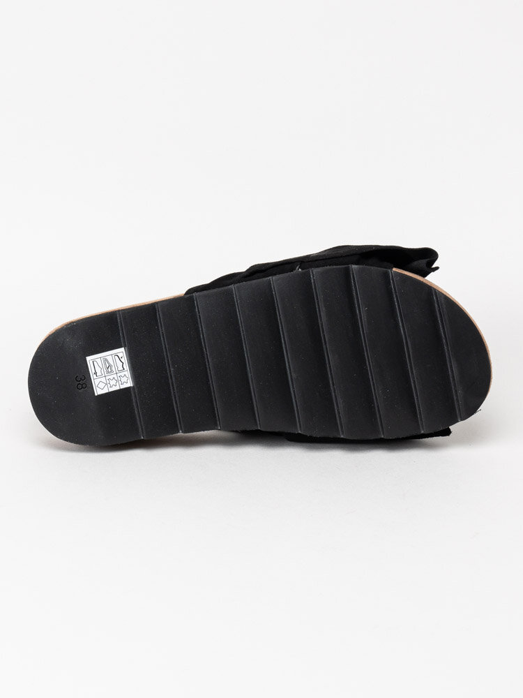 Copenhagen Shoes - Nova 21 - Svarta slip in sandaler med rosett