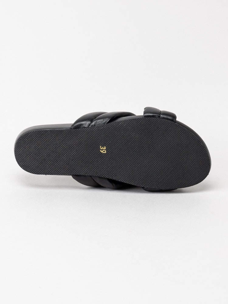 Copenhagen Shoes - COS - Svarta slip in sandaler i skinn
