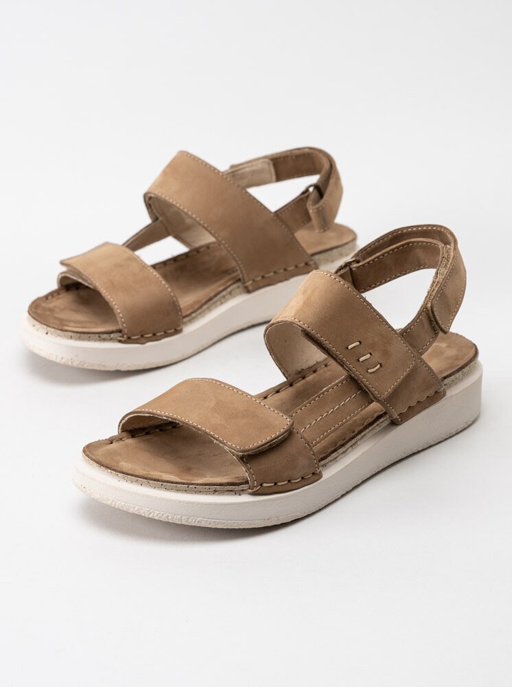 Dream Comfort - Sally - Ljusbruna sandaler i nubuck