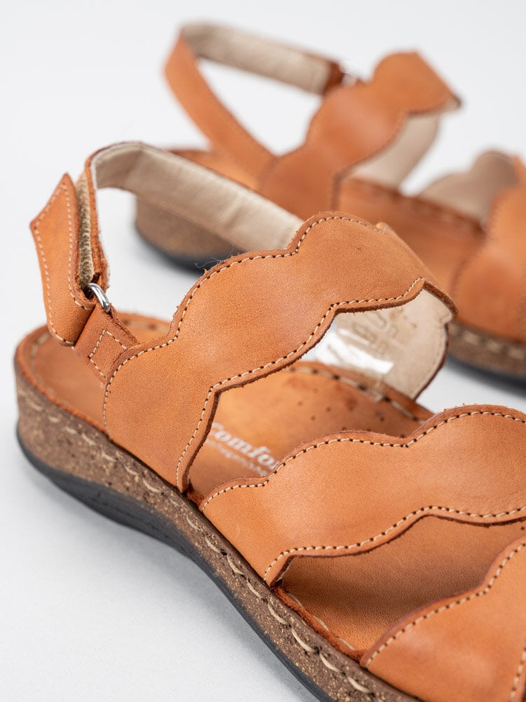 Dream Comfort - New Sharon 21 - Orange sandaler i skinn