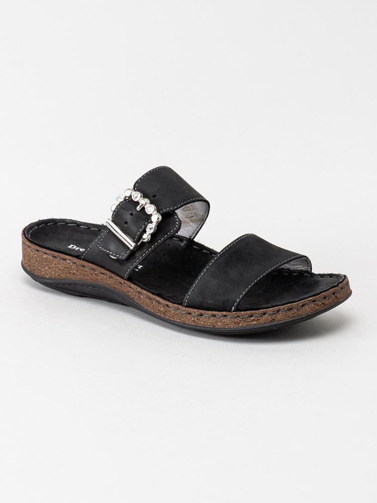 Dream Comfort - Jessy - Svarta slip in sandaler