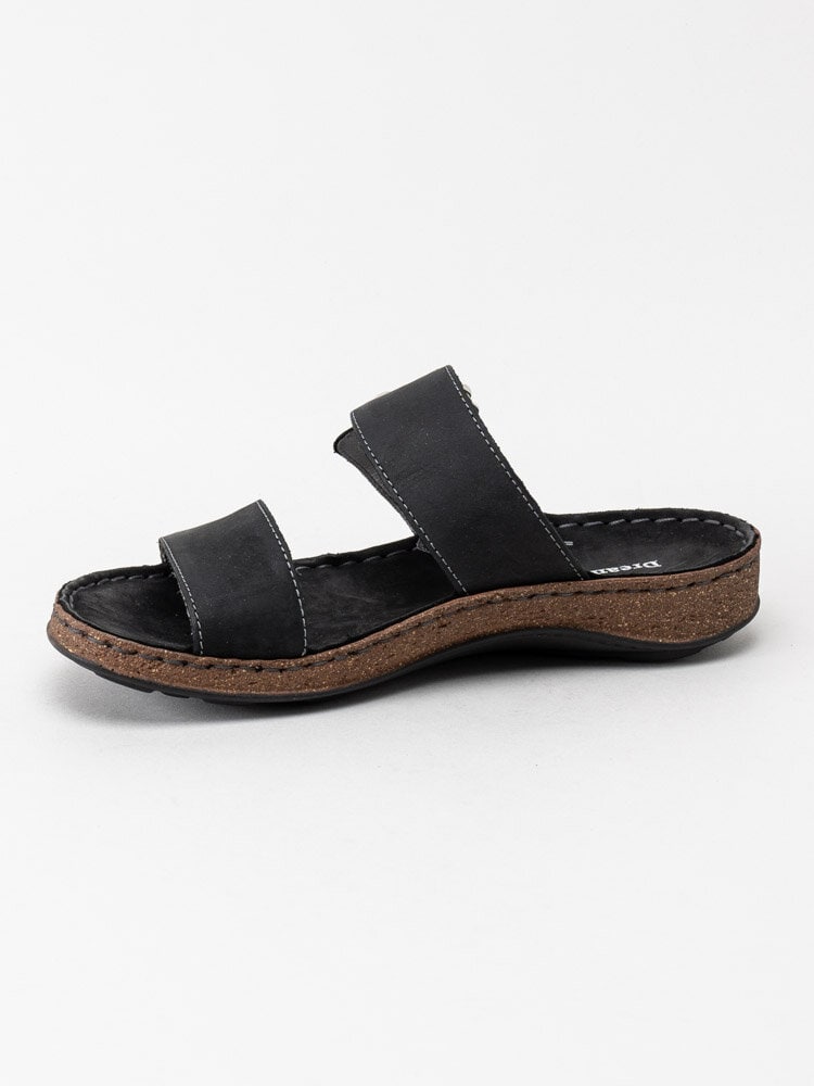 Dream Comfort - Jessy - Svarta slip in sandaler
