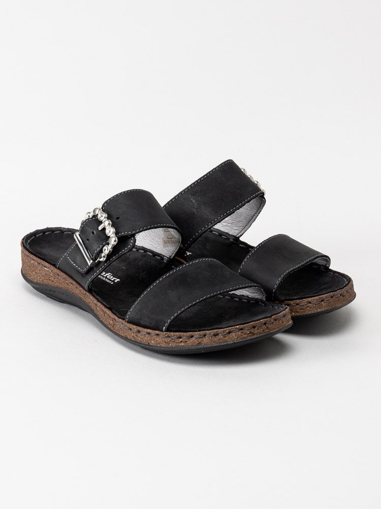 Dream Comfort - Jessy - Svarta slip in sandaler
