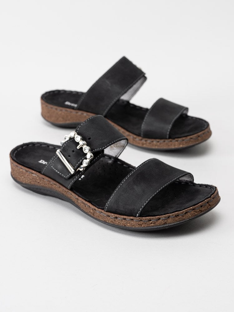 Dream Comfort - Jessy - Svarta slip in sandaler