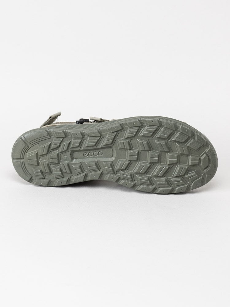 Ecco - Exowrap W - Gröna sandaler i nubuck