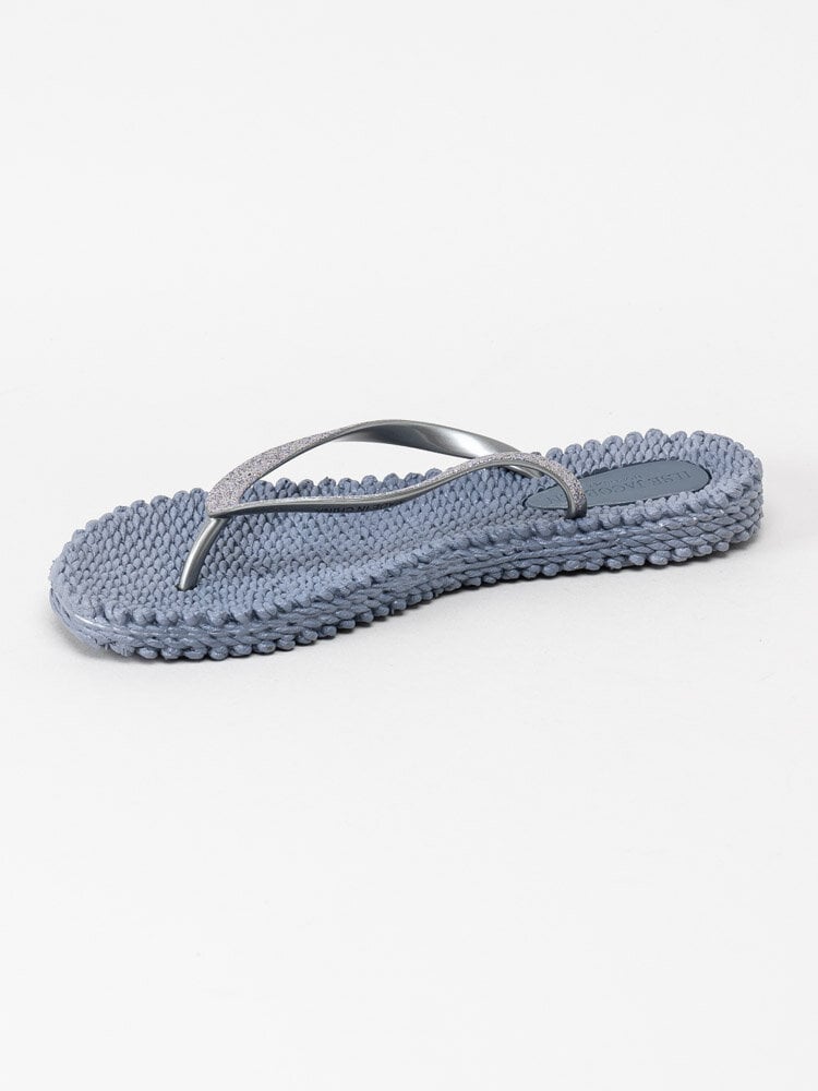 Ilse Jacobsen - Cheerful - Grå flip flop med glitter