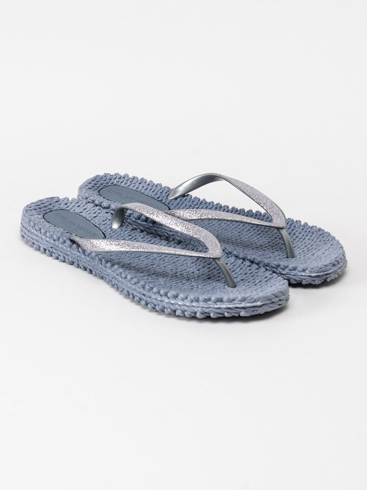 Ilse Jacobsen - Cheerful - Grå flip flop med glitter