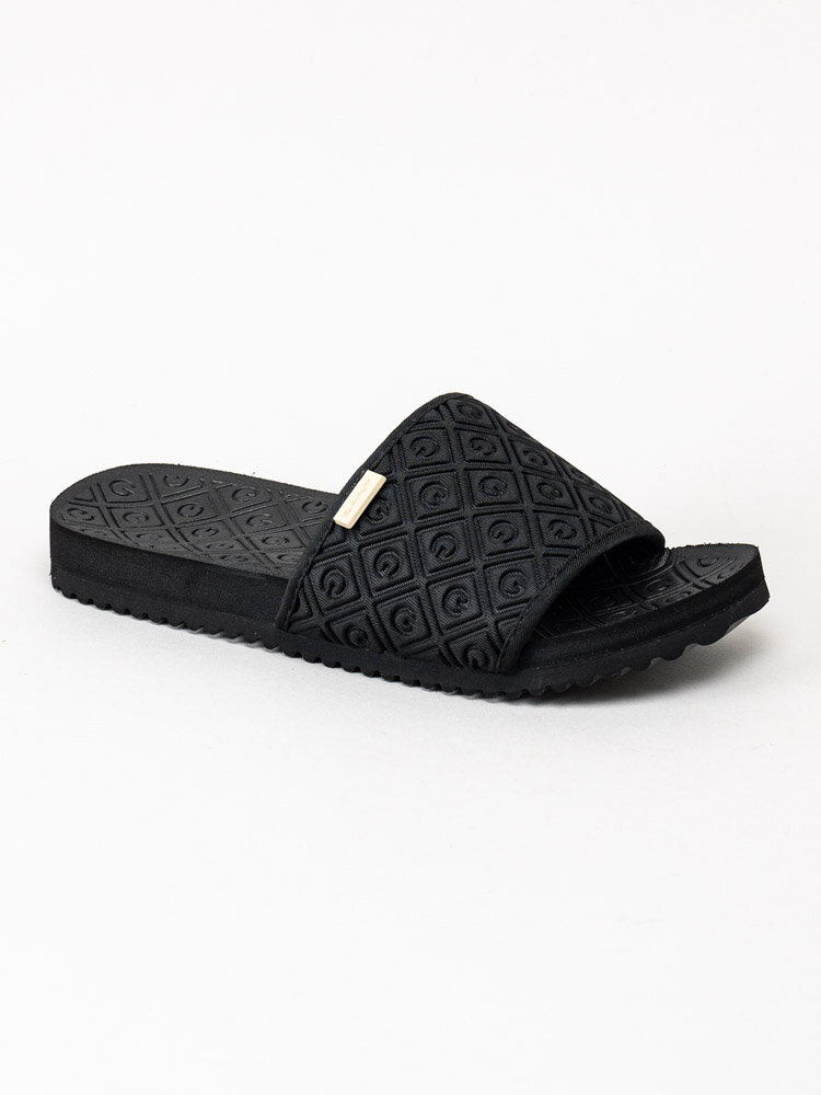Gant Footwear - Plagepool Beach Mule - Svarta mönstrade slip in sandaler