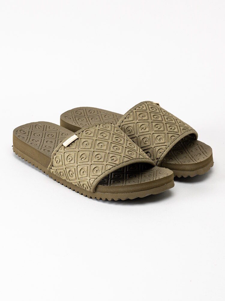 Gant Footwear - Plagepool Beach Mule - Gröna mönstrade slip in sandaler