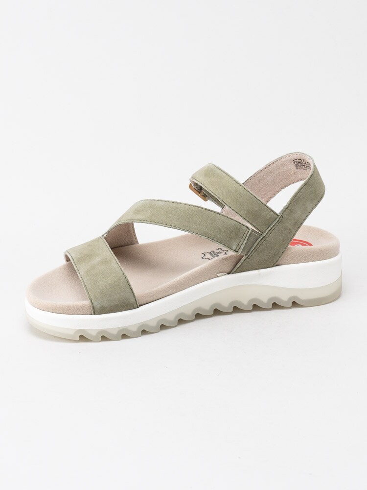 Jana - Gröna sandaler i nubuck