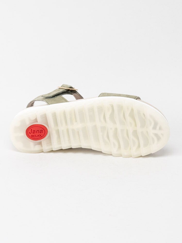 Jana - Gröna sandaler i nubuck