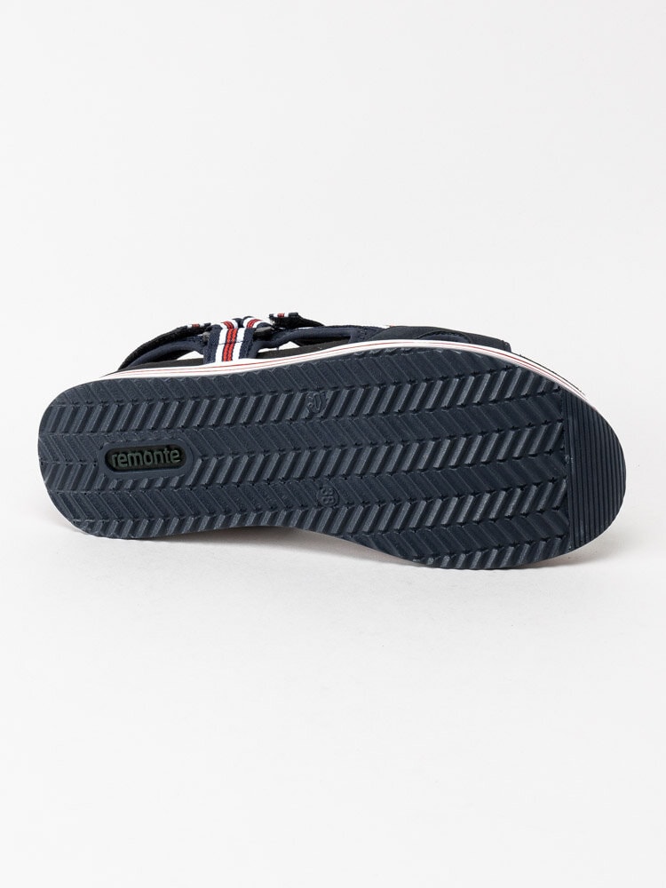 Remonte - Blå sandaler med utbytbar sula
