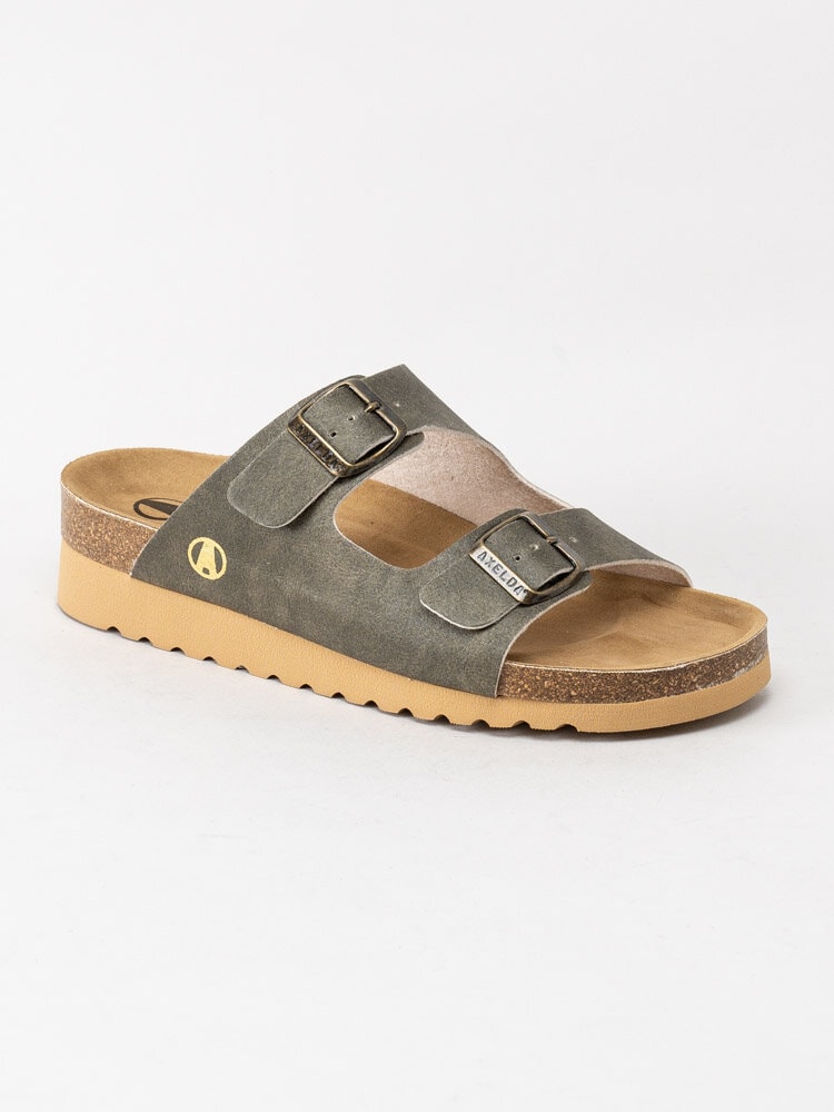 Axelda - Tia - Gröna sandaler i veganskt läder