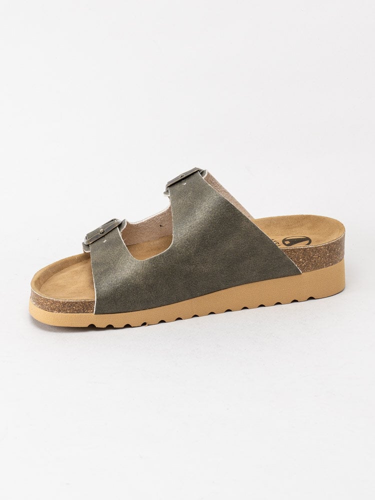 Axelda - Tia - Gröna sandaler i veganskt läder