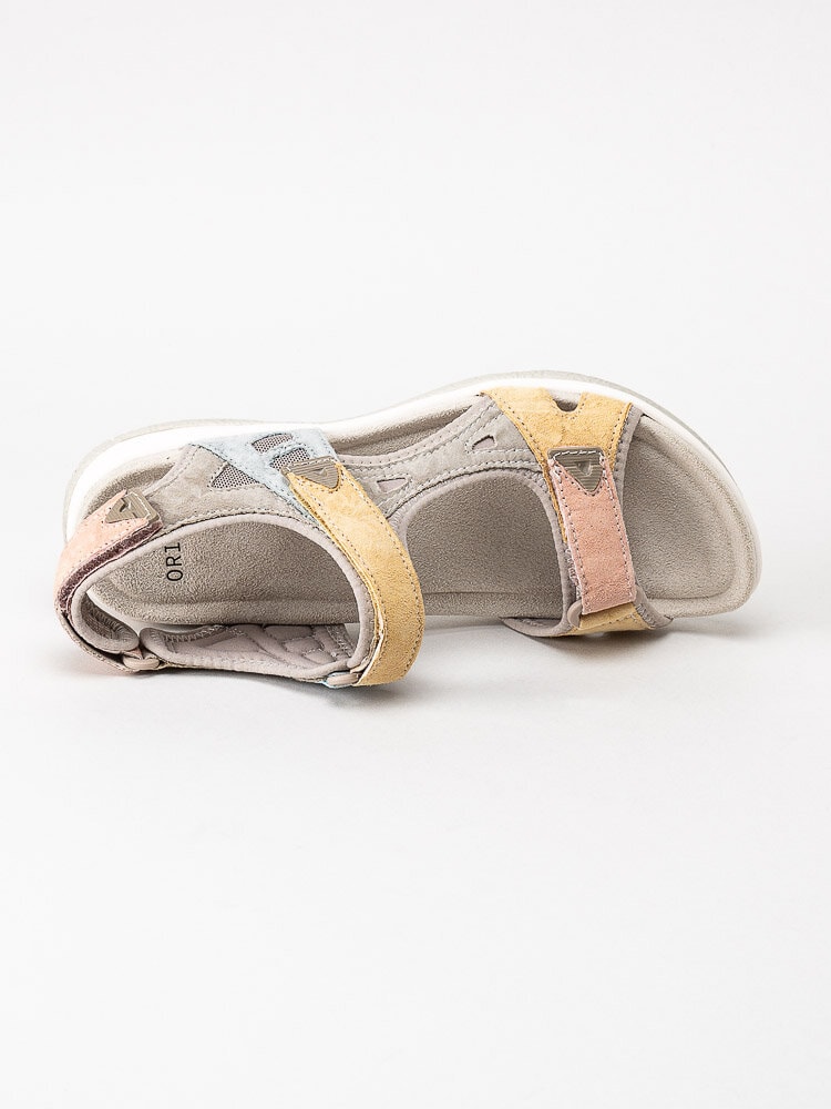Axelda - Skylar - Flerfärgade sportiga sandaler i mocka