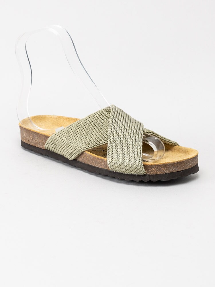 Arcopedico - Peke - Gröna slip in sandaler i textil